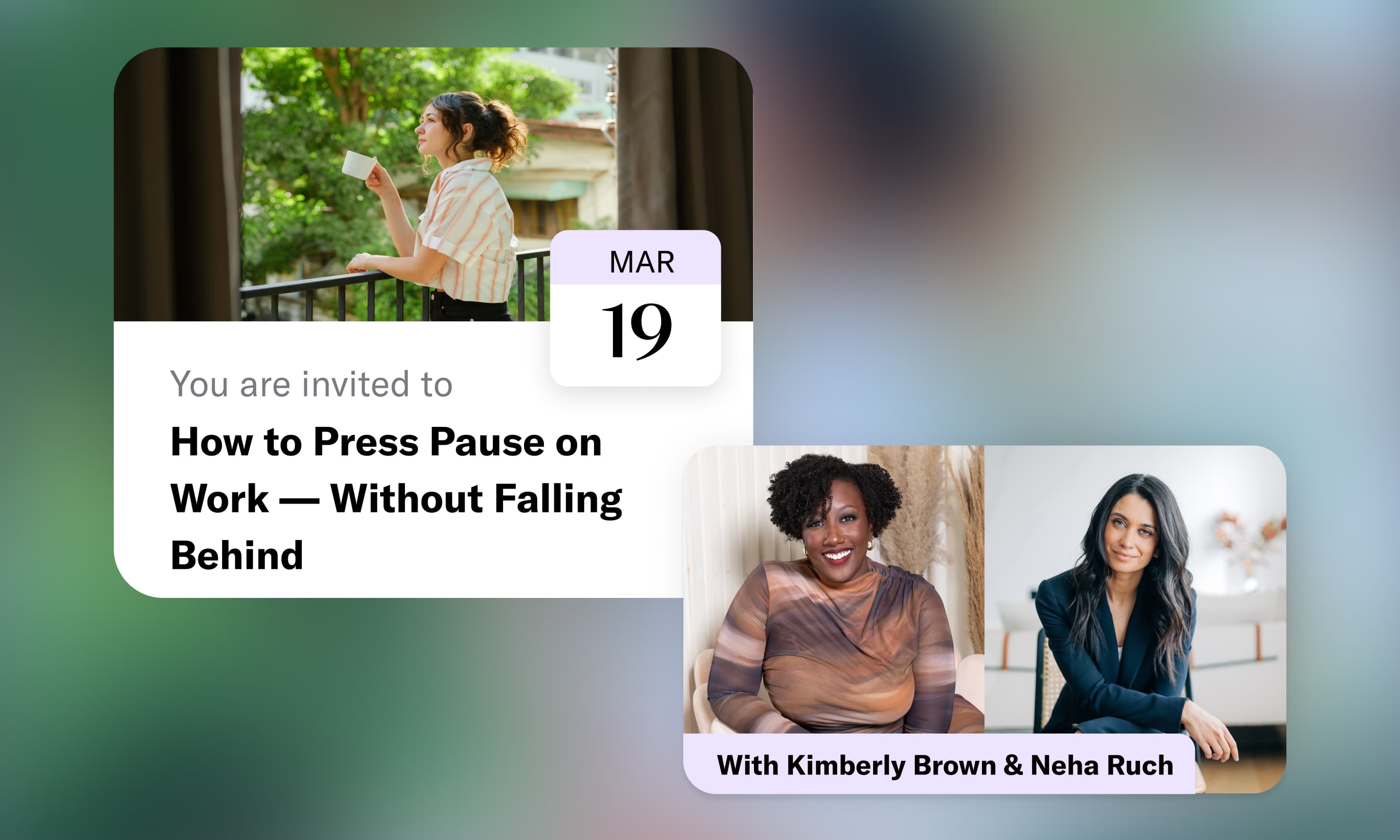 press pause event header