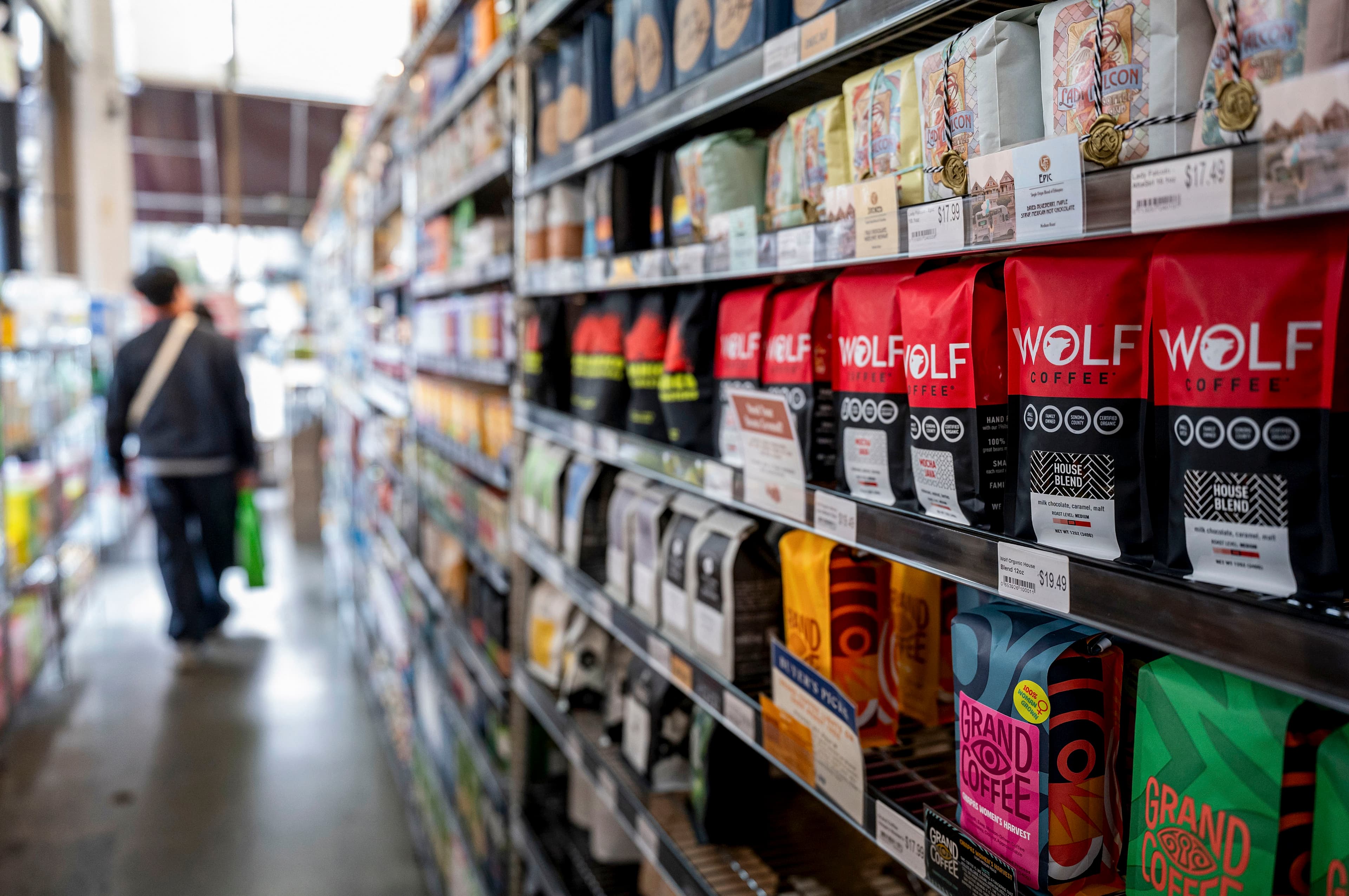 offee at a grocery store