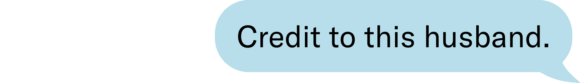 Credit to this husband