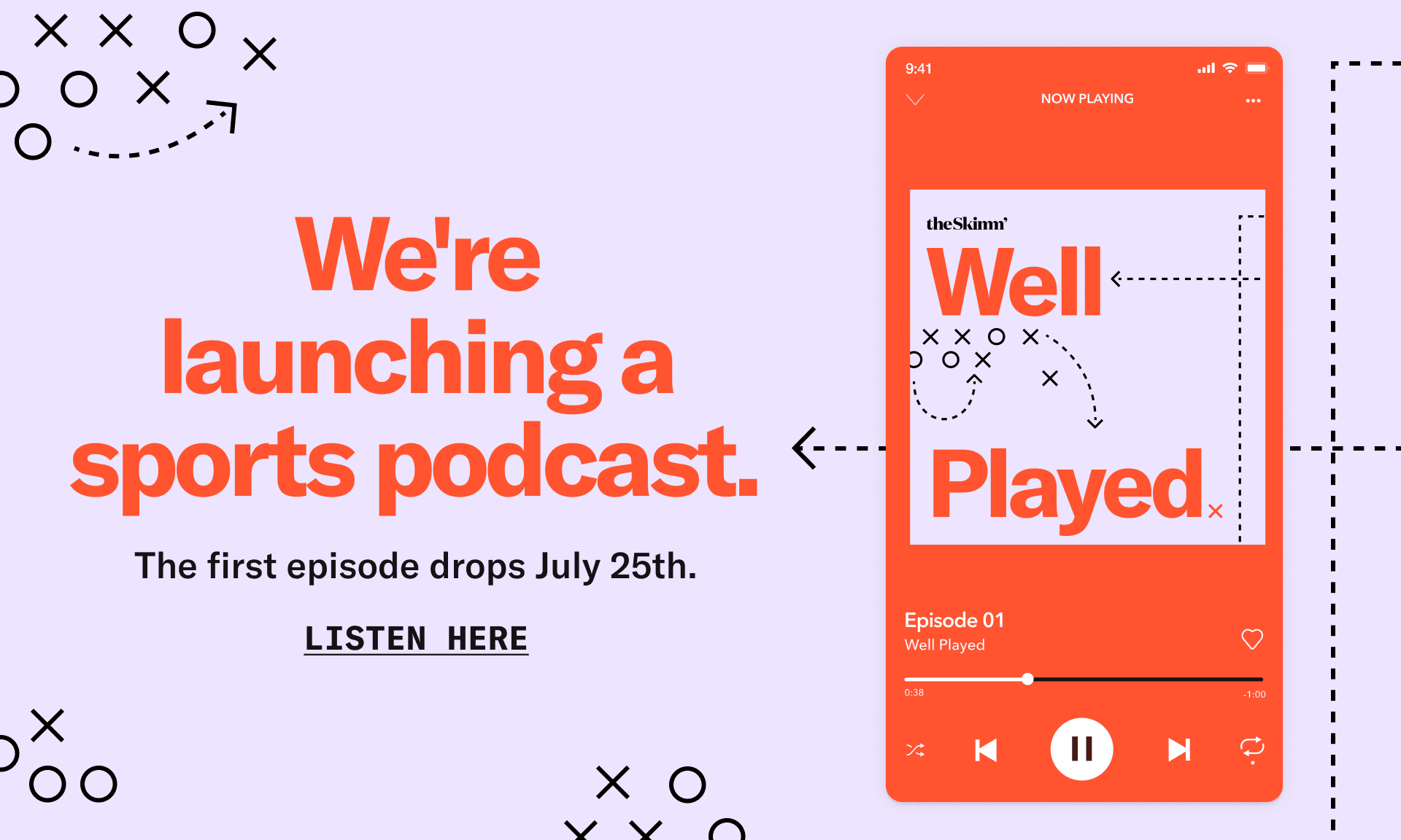 we're launching a podcast Well PLayed