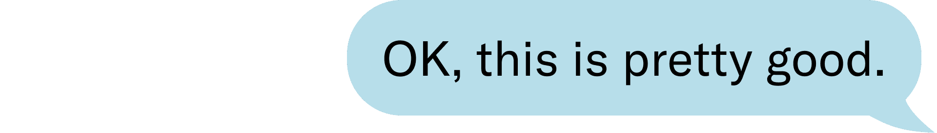 OK, this is pretty good