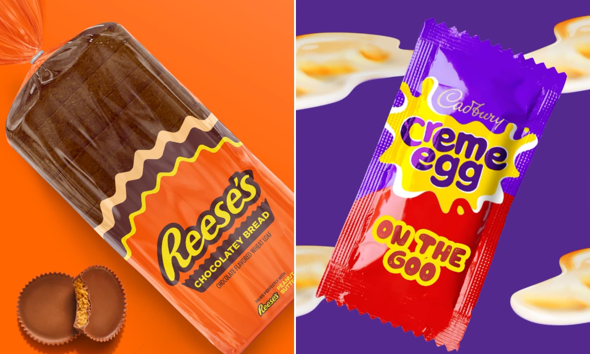 Reese's Chocolatey Bread and Cadbury Creme Egg "On the Goo"