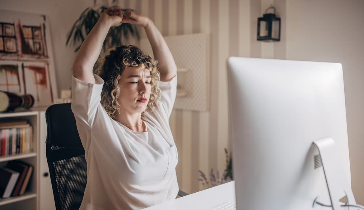 Featured image for 6 Moves to Help Get Rid of That Hump at the Base of Your Neck